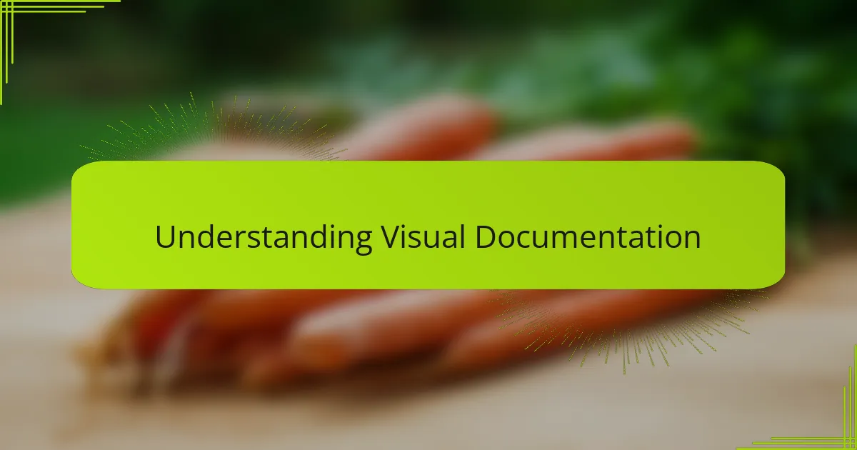 Understanding Visual Documentation